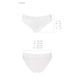 Трусики з широкою гумкою і мереживом Passion PS001 PANTIES XL, white SO4174 фото 5