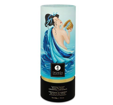 Пінлива сіль для ванни Shunga Dead Sea salt Oriental Crystals &mdash; Ocean Temptations (500 г) SO6894 фото