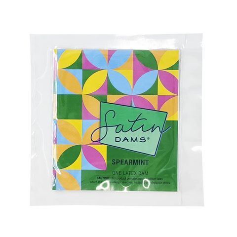 Латексна серветка Satin Dams Spearmint 1 шт SX1259 фото