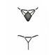 Стрінги зі стреп Passion Exclusive MEGGY THONG L/XL, black PS27710 фото 5