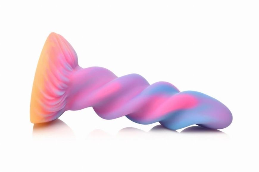 Фэнтезийный фаллоимитатор Creature Cocks Glow-in-the-Dark Unicorn Dildo SX2205 фото