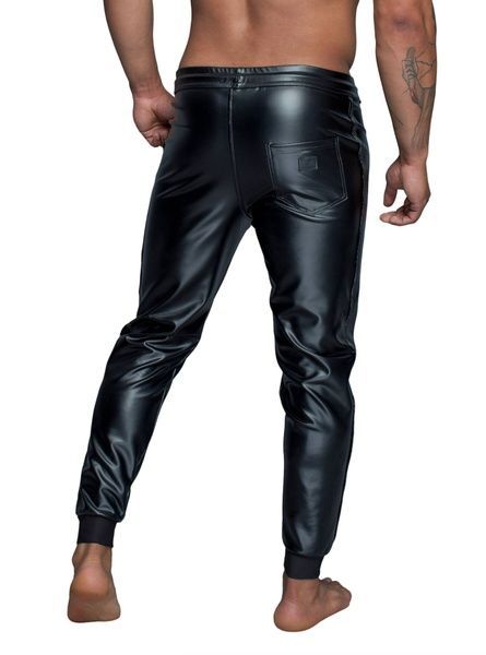 Чоловічі трегінси Noir Handmade H063 Powerwetlook treggings, XXL, мокрий ефект SX0119 фото