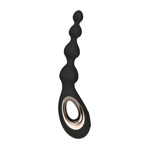 Анальне намисто з вібрацією LELO Soraya Beads Black, різний діаметр намистин, 8 режимів SO9531 фото