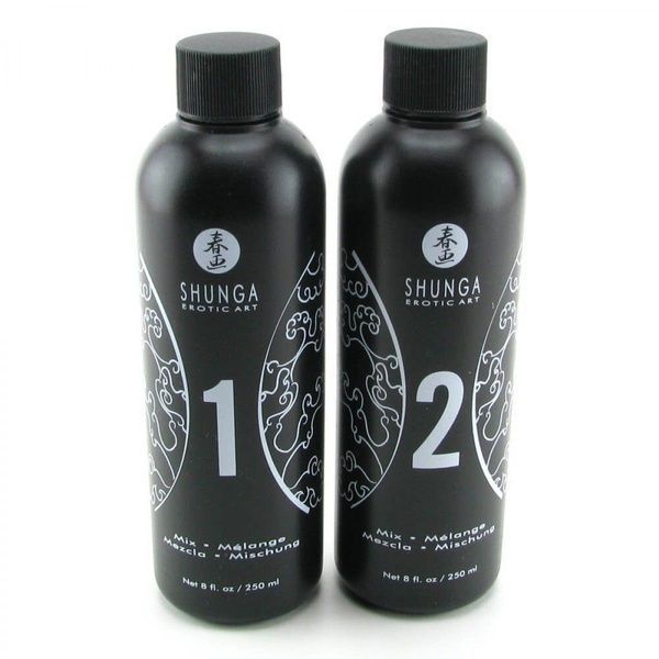 Гель для NURU-масажу Shunga Oriental Body-to-Body &ndash; Melon Mango (2 x 225 мл) плюс простирадло SO2553 фото
