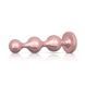 Набір анальних іграшок Rosy Gold - Metal Butt Plug Set 3 Pieces SX3070 фото 4