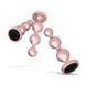 Набір анальних іграшок Rosy Gold - Metal Butt Plug Set 3 Pieces SX3070 фото 5