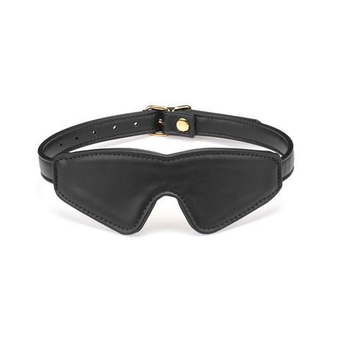 Маска на очі Liebe Seele Black Organosilicon Blindfold, екошкіра SO9482 фото