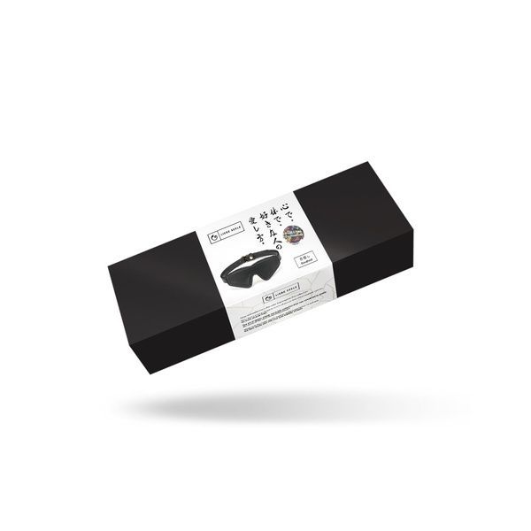 Маска на очі Liebe Seele Black Organosilicon Blindfold, екошкіра SO9482 фото