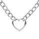Ошейник с поводком Bedroom Fantasies: Collar with Chain - Silver SX2207 фото 8