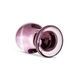 Рожева анальна пробка зі скла Gildo Pink Glass Buttplug SO4421 фото 2