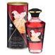 Розігрівальна олія Shunga Aphrodisiac Warming Oil &ndash; Sparkling Strawberry Wine (100 мл) без цукру SO2497 фото 1