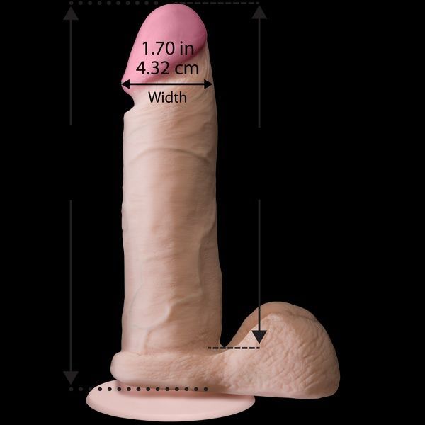 Фаллоимитатор Doc Johnson The Realistic Cock 6 inch White - ULTRASKYN, Vack-U-Lock, диаметр 4,3см SO1550 фото