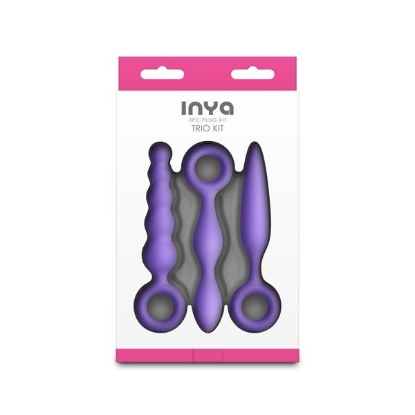 Набір анальних іграшок NS Novelties INYA - Trio Kit - Purple SX4351 фото