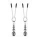 Зажимы для сосков Bedroom Fantasies: Nipple Clamps with Beaded Chain - Silver SX2209 фото 3
