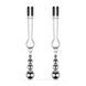Зажимы для сосков Bedroom Fantasies: Nipple Clamps with Beaded Chain - Silver SX2209 фото 1