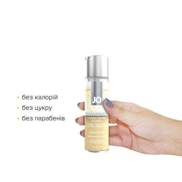 Розпродаж!!! Змазка на водній основі JO Champagne (60 мл) (термін 07025) SO7023-R фото