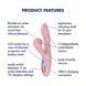 Вакуумний вібратор-кролик Satisfyer Pro+ G-Spot Generation 2 Pink SX4316 фото 6