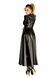 Сукня-плащ з мокрим ефектом Noir Handmade F128C Powerwetlook gown coat, M SX0014 фото 3