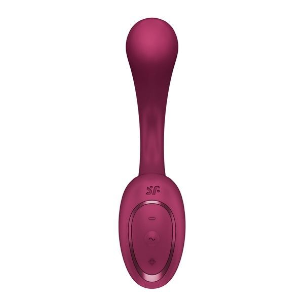 Вагінально-кліторальний вібратор Satisfyer G for Goddess 2 Wine Red, 2 мотори SX3260 фото