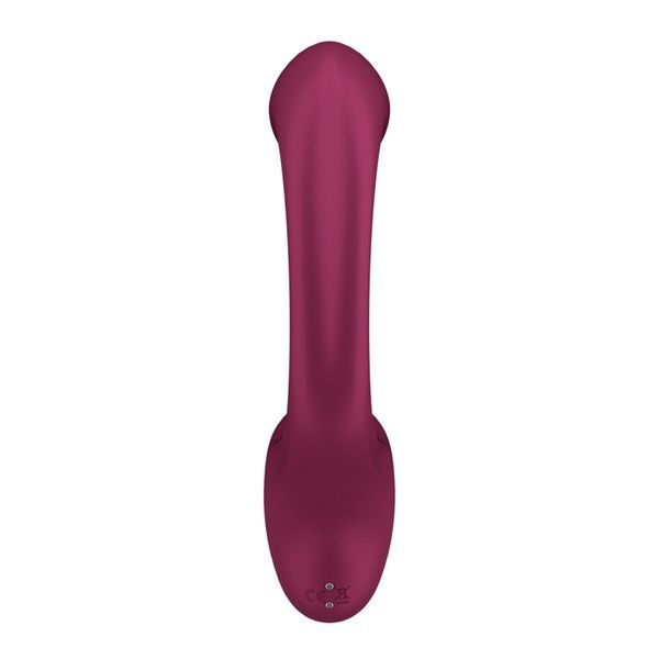 Вагінально-кліторальний вібратор Satisfyer G for Goddess 2 Wine Red, 2 мотори SX3260 фото