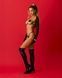 Прикраса на тіло Obsessive Lustique Black harness bra S/M/L SX3112 фото 7