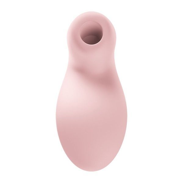 Вакуумний стимулятор з вібрацією Fun Factory Luna Soft Pink, 12 режимів вібрації, 11 рівнів вакууму SX3724 фото