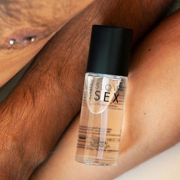 Разогревающее съедобное массажное масло Bijoux Indiscrets Slow Sex Warming massage oil SO5906 фото