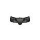 Трусики Passion Exclusive ABLA THONG S/M, black PS25302 фото 5