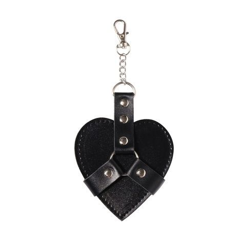 Брелок на карабіні для ключів Art of Sex Chained Heart, Чорний SX2243 фото