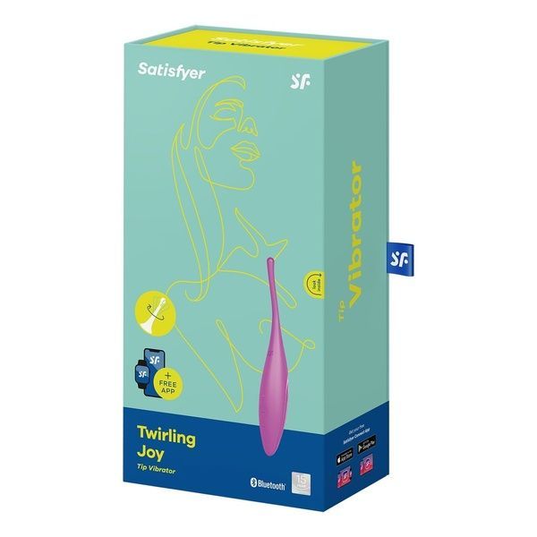 Смарт-вібратор для клітора Satisfyer Twirling Joy Fuchsia SO5558 фото