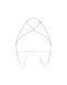 Прикраса на тіло Obsessive Lustique White harness bra S/M/L SX3113 фото 2