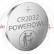 Батарейка POWEROWL CR2032 SO8914 фото 1