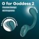 Вагінально-кліторальний вібратор Satisfyer G for Goddess 2 Bottle Green, 2 мотори SX3261 фото 6