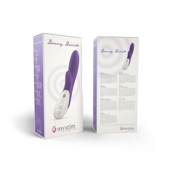 Вібратор-кролик Mystim Danny Divido Purple з глибокою вібрацією, 2 мотори SO3465 фото