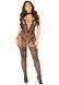 Бодістокінг Leg Avenue Crotchless Bodystocking with Heart One Size, Black SX1759 фото 5