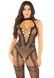 Бодістокінг Leg Avenue Crotchless Bodystocking with Heart One Size, Black SX1759 фото 1